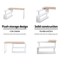 Artiss Computer Desk Bookshelf 140CM - ElectronX Plus