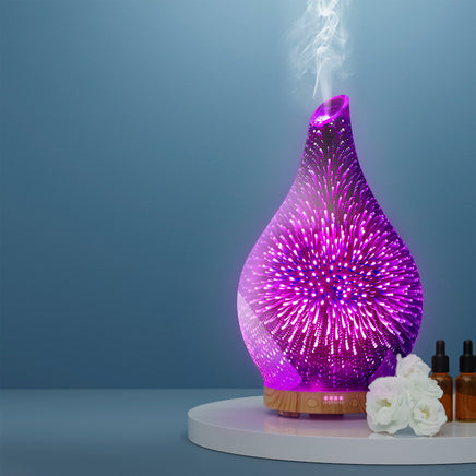 Devanti Aroma Diffuser Aromatherapy Humidifier 3D 100ml - ElectronX Plus