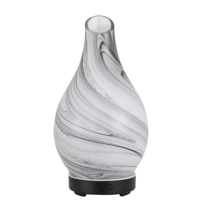 Devanti Aromatherapy Aroma Diffuser Essential Oil Humidifier LED Glass Marble - ElectronX Plus