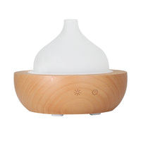 Devanti Aroma Aromatherapy Diffuser LED Oil Ultrasonic Air Humidifier Glass Wood - ElectronX Plus