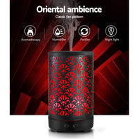 Devanti Aroma Diffuser Aromatherapy Black 100ml - ElectronX Plus