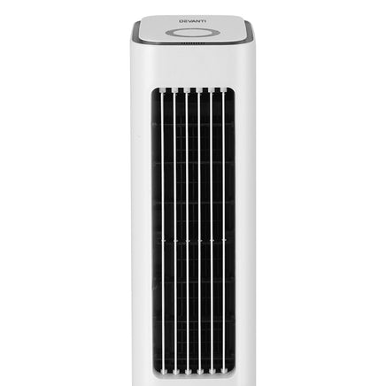 Devanti Tower Evaporative Air Cooler Conditioner Portable Cool Fan Humidifier 6L - ElectronX Plus