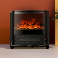 Devanti Electric Fireplace Fire Heaters 2000W - ElectronX Plus