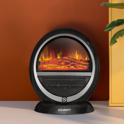 Devanti Electric Fireplace Fire Heaters 1500W - ElectronX Plus