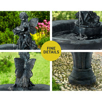 Gardeon Solar Water Feature with LED Lights Angel 94cm - ElectronX Plus