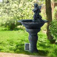 Gardeon Solar Water Feature with LED Lights Angel 94cm - ElectronX Plus