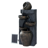 Gardeon Solar Water Feature 5-Tier 99cm - ElectronX Plus