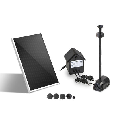 Gardeon Solar Pond Pump with Battery Kit LED Lights 4FT - ElectronX Plus