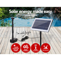 Gardeon Solar Pond Pump 4.6FT - ElectronX Plus