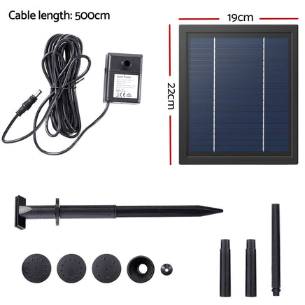 Gardeon Solar Pond Pump Submersible Powered Garden Pool Water Fountain Kit 6.1FT - ElectronX Plus