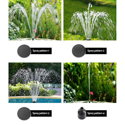 Gardeon Solar Pond Pump Submersible Powered Garden Pool Water Fountain Kit 6.1FT - ElectronX Plus