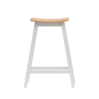 Artiss 2x Bar Stools Wooden Chairs Oak - ElectronX Plus