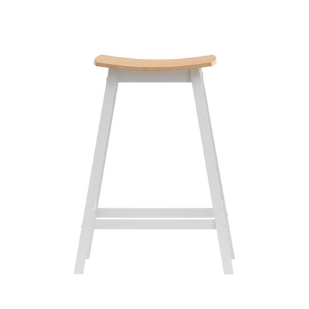 Artiss 2x Bar Stools Wooden Chairs Oak - ElectronX Plus