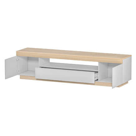 Artiss TV Cabinet Entertainment Unit Stand 180CM White Wood - ElectronX Plus