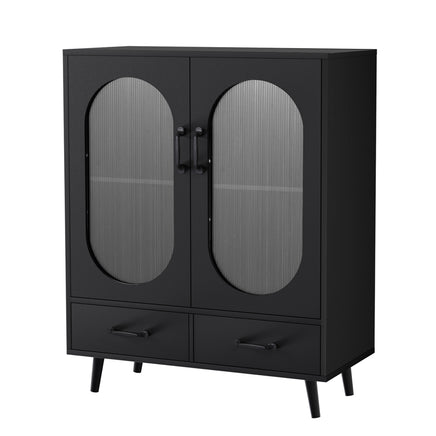 Artiss Buffet Sideboard Double Doors - Black - ElectronX Plus