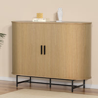 Artiss Buffet Sideboard Cupboard Cabinet Sliding Doors Pantry Storage Oak PIIA - ElectronX Plus