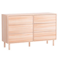 Artiss 6 Chest of Drawers Cabinet Dresser Table Tallboy Storage Bedroom Pine - ElectronX Plus