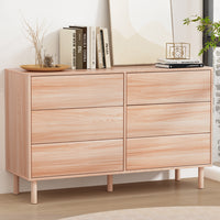 Artiss 6 Chest of Drawers Cabinet Dresser Table Tallboy Storage Bedroom Pine - ElectronX Plus