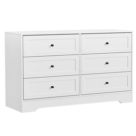 Artiss 6 Chest of Drawers - LEIF White - ElectronX Plus