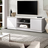 Artiss TV Cabinet Entertainment Unit 120cm White Anita - ElectronX Plus