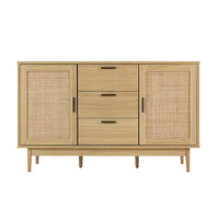 Artiss Rattan Buffet Sideboard - BRIONY Oak - ElectronX Plus