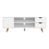 Artiss TV Cabinet Entertainment Unit 120cm White Larin - ElectronX Plus