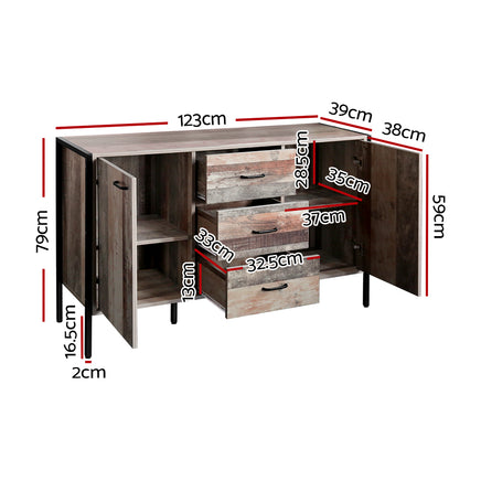 Artiss Buffet Sideboard - BARNLY - ElectronX Plus