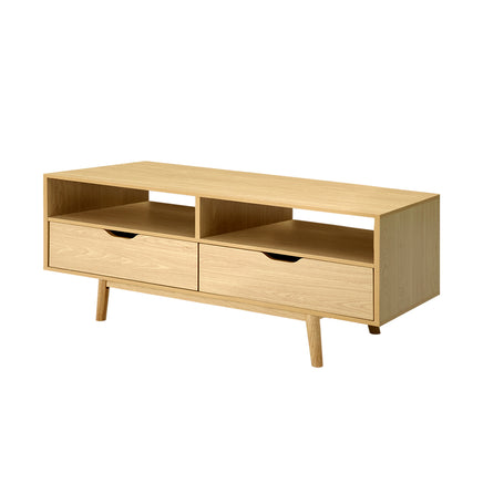 Artiss TV Cabinet Entertainment Unit 120cm Pine Ford - ElectronX Plus