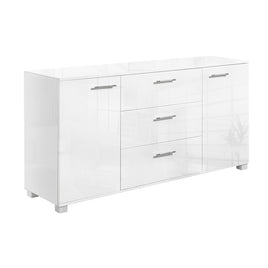 Artiss Buffet Sideboard High Gloss - White - ElectronX Plus