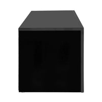 Artiss Entertainment Unit TV Cabinet LED 130cm Black Angus - ElectronX Plus