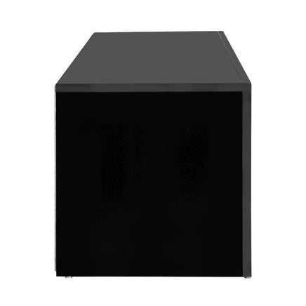 Artiss Entertainment Unit TV Cabinet LED 130cm Black Angus - ElectronX Plus