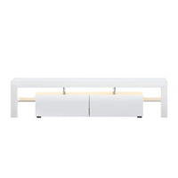 Artiss Entertainment Unit TV Cabinet LED 189cm White Elo - ElectronX Plus