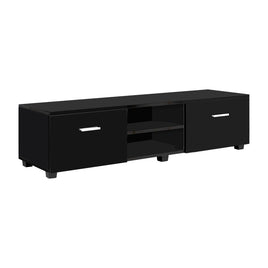 Artiss Entertainment Unit TV Cabinet 140cm Black Jim - ElectronX Plus