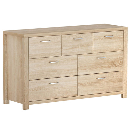 Artiss 7 Chest of Drawers - MAXI Pine - ElectronX Plus