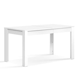 Artiss Dining Table Rectangular 4 Seater 120CM White Natu - ElectronX Plus