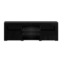 Artiss Entertainment Unit TV Cabinet LED 160cm Black Bobi - ElectronX Plus