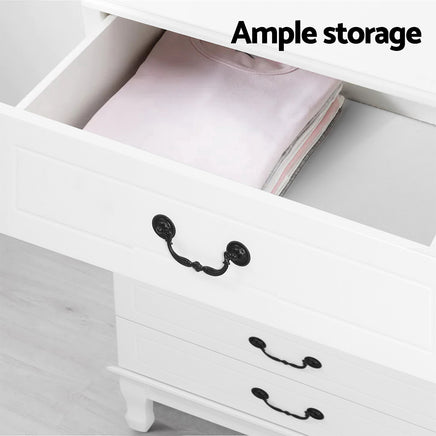 Artiss 6 Chest of Drawers - KUBI White - ElectronX Plus