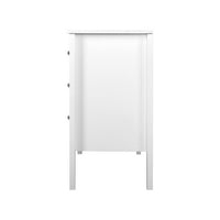 Artiss 3 Chest of Drawers - BRITTANY White - ElectronX Plus