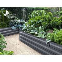 Greenfingers 2x Garden Bed 210x90cm Planter Box Raised Container Galvanised Herb - ElectronX Plus