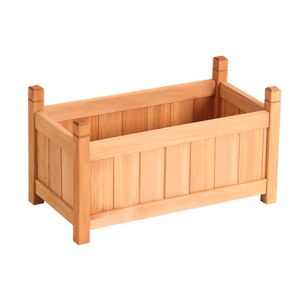 Greenfingers Garden Bed 60x30x33cm Wooden Planter Box Raised Container Growing - ElectronX Plus