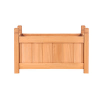 Greenfingers Garden Bed 60x30x33cm Wooden Planter Box Raised Container Growing - ElectronX Plus