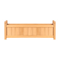 Greenfingers Garden Bed 90x30x33cm Wooden Planter Box Raised Container Growing - ElectronX Plus