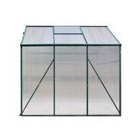 Greenfingers Greenhouse 1.9x1.9x1.83M Aluminium Polycarbonate Green House Garden Shed - ElectronX Plus