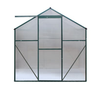 Greenfingers Greenhouse 1.9x1.9x1.83M Aluminium Polycarbonate Green House Garden Shed - ElectronX Plus