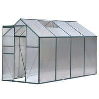 Greenfingers Greenhouse 2.52x1.9x1.83M Aluminium Polycarbonate Green House Garden Shed - ElectronX Plus