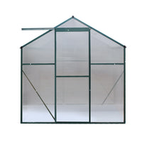 Greenfingers Greenhouse 2.52x1.9x1.83M Aluminium Polycarbonate Green House Garden Shed - ElectronX Plus