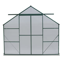 Greenfingers Greenhouse 6.3x2.44x2.1M Aluminium Polycarbonate Green House Garden Shed - ElectronX Plus