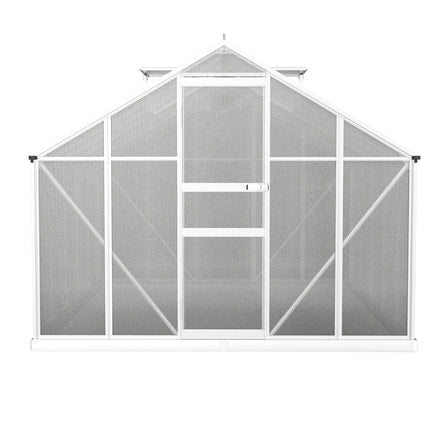 Greenfingers Greenhouse 3x2.5x1.95M Aluminium Polycarbonate Green House Garden Shed - ElectronX Plus