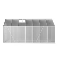 Greenfingers Greenhouse 4.1x2.5x2.26M Double Doors Aluminium Green House Garden Shed - ElectronX Plus