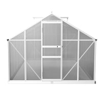 Greenfingers Greenhouse 4.2x2.5x1.95M Aluminium Polycarbonate Green House Garden Shed - ElectronX Plus